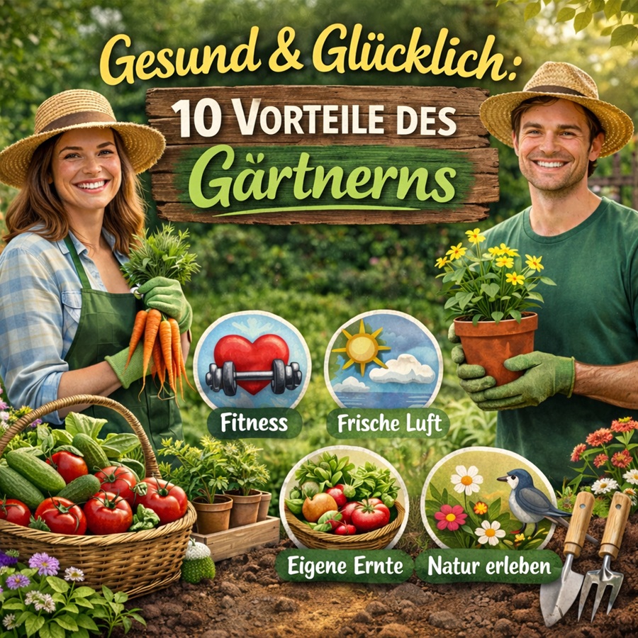 Gesund und glücklich: 10 Vorteile des Gärtnerns