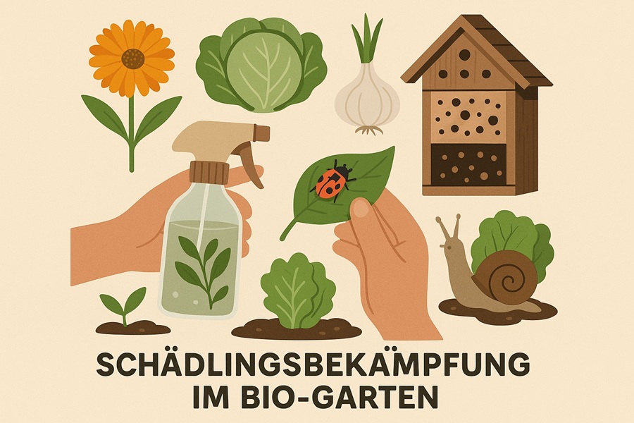 Schädlingsbekämpfung im Bio-Garten: Natürlich statt vernichten