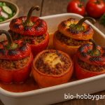 Gefüllte Paprika – ein Klassiker aus dem Garten