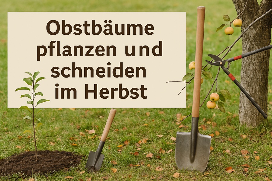 Obstbäume pflanzen und schneiden im Herbst