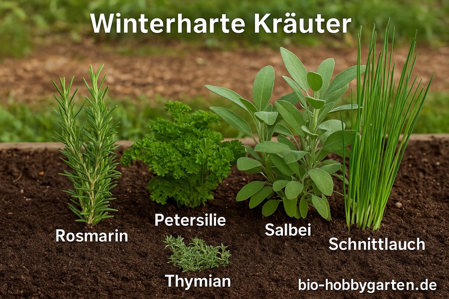 Winterharte Kräuter- Wie man Sie sicher durch den Winter bringt!