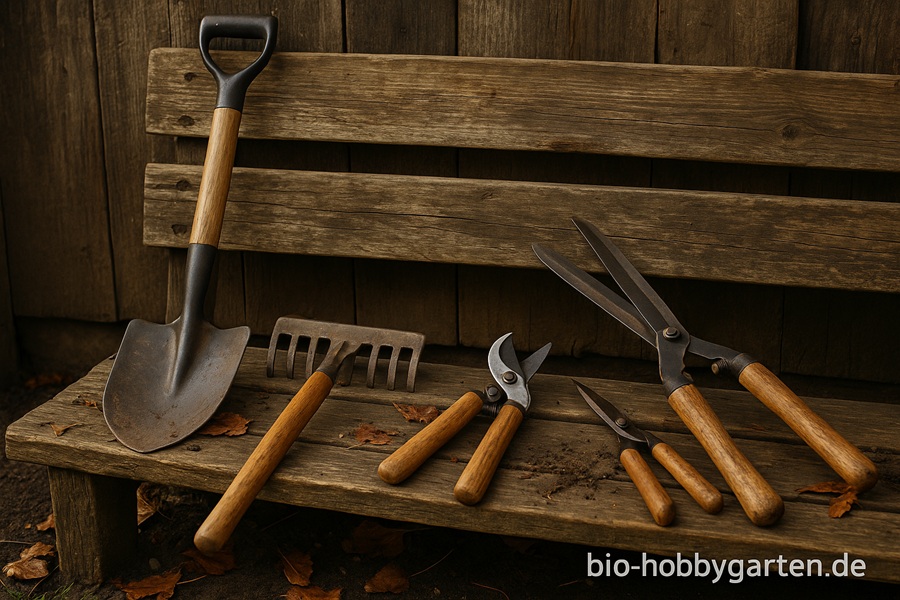 Gartenwerkzeug im Herbst richtig reinigen und einwintern