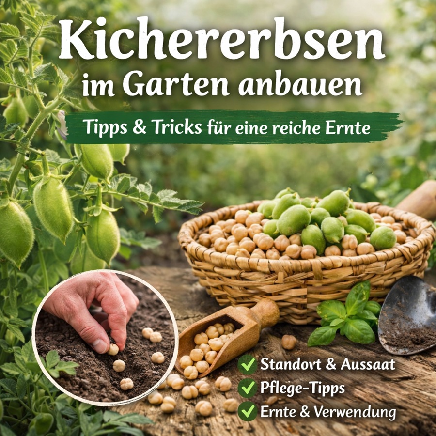 Kichererbsen im Garten anbauen- einfache Anleitung