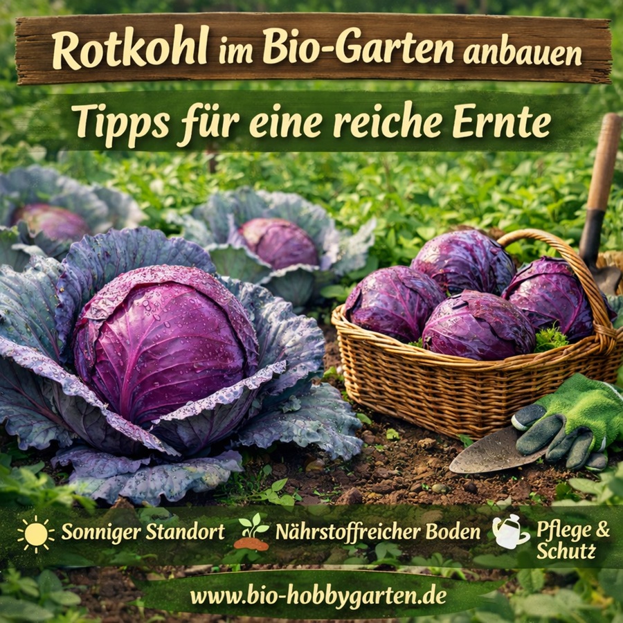 Rotkohl im Garten anbauen- Tipps für eine gute Ernte